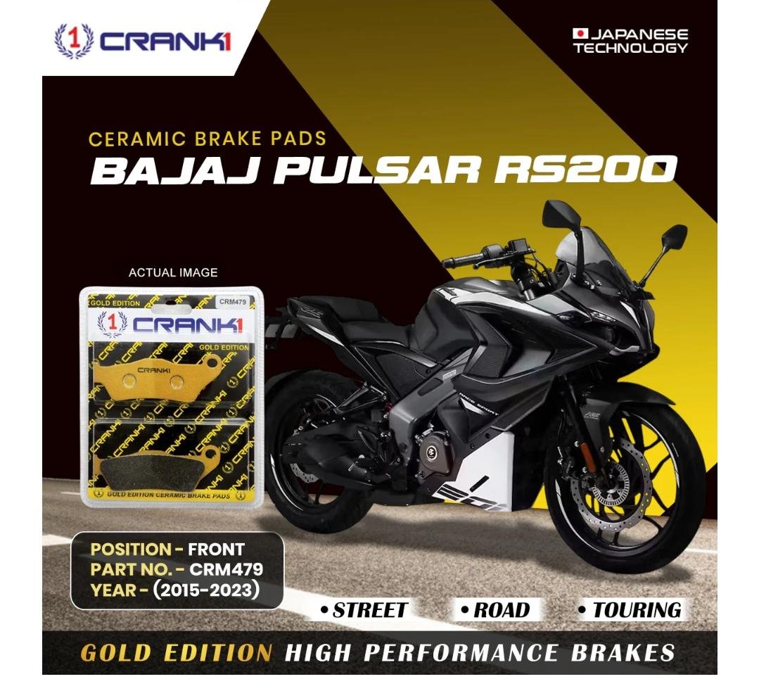 BAJAJ PULSAR RS200 FRONT TYRE CERAMIC BRAKE PADS