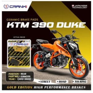 KTM 390 DUKE REAR TYRE CERAMIC BRAKE PADS