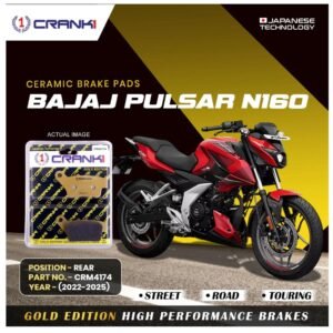 BAJAJ PULSAR N160 REAR TYRE CERAMIC BRAKE PADS