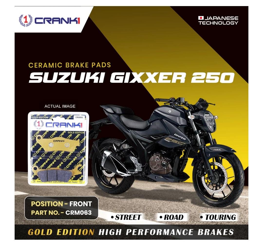 SUZUKI GIXXER 250 FRONT TYRE CERAMIC BRAKE PADS