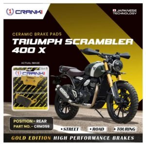 TRIUMPH SCRAMBLER 400 X REAR TYRE CERAMIC BRAKE PADS