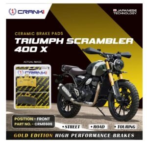 TRIUMPH SCRAMBLER 400 X FRONT TYRE CERAMIC BRAKE PADS