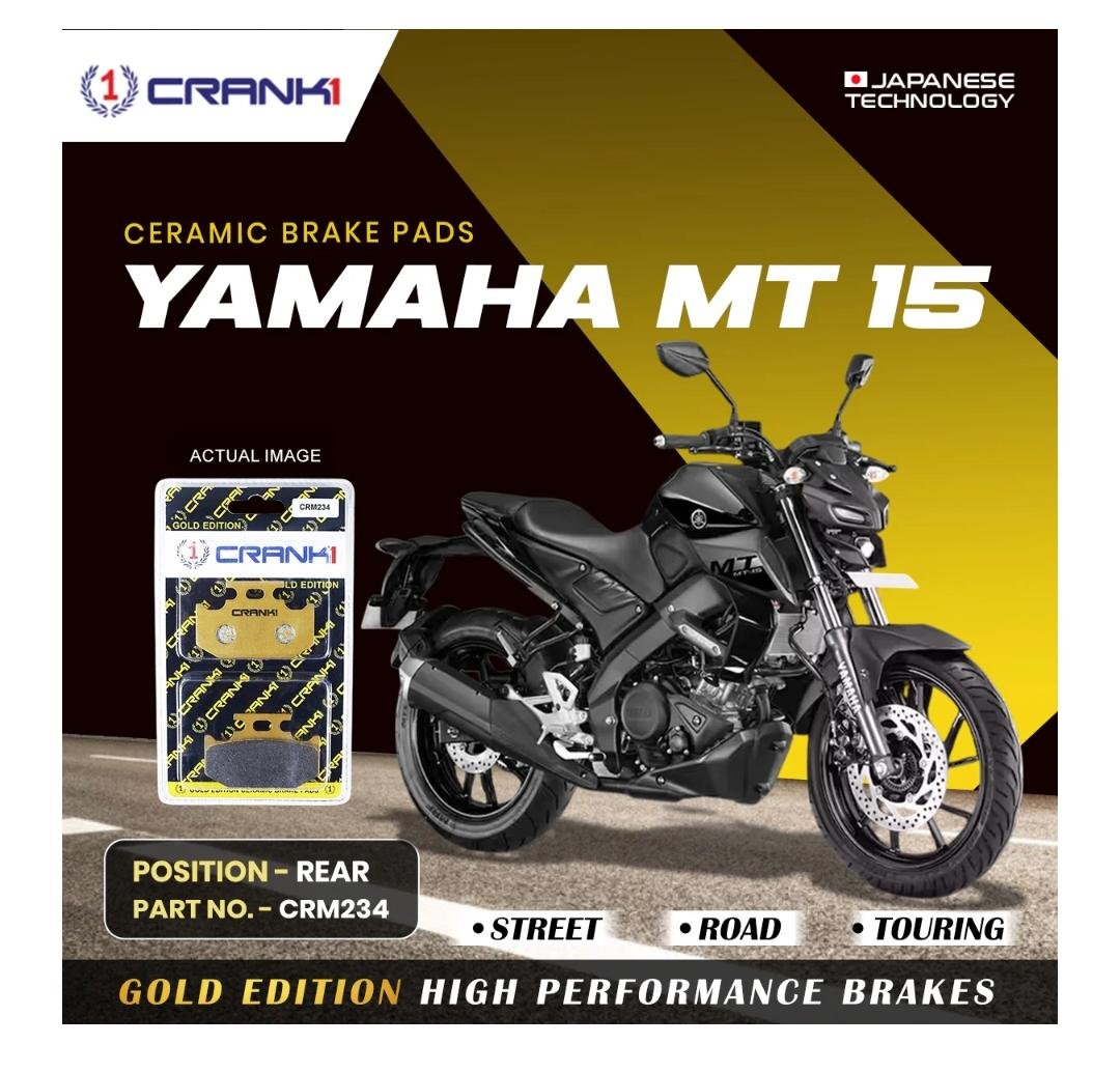 YAMAHA MT 15 REAR TYRE CERAMIC BRAKE PADS