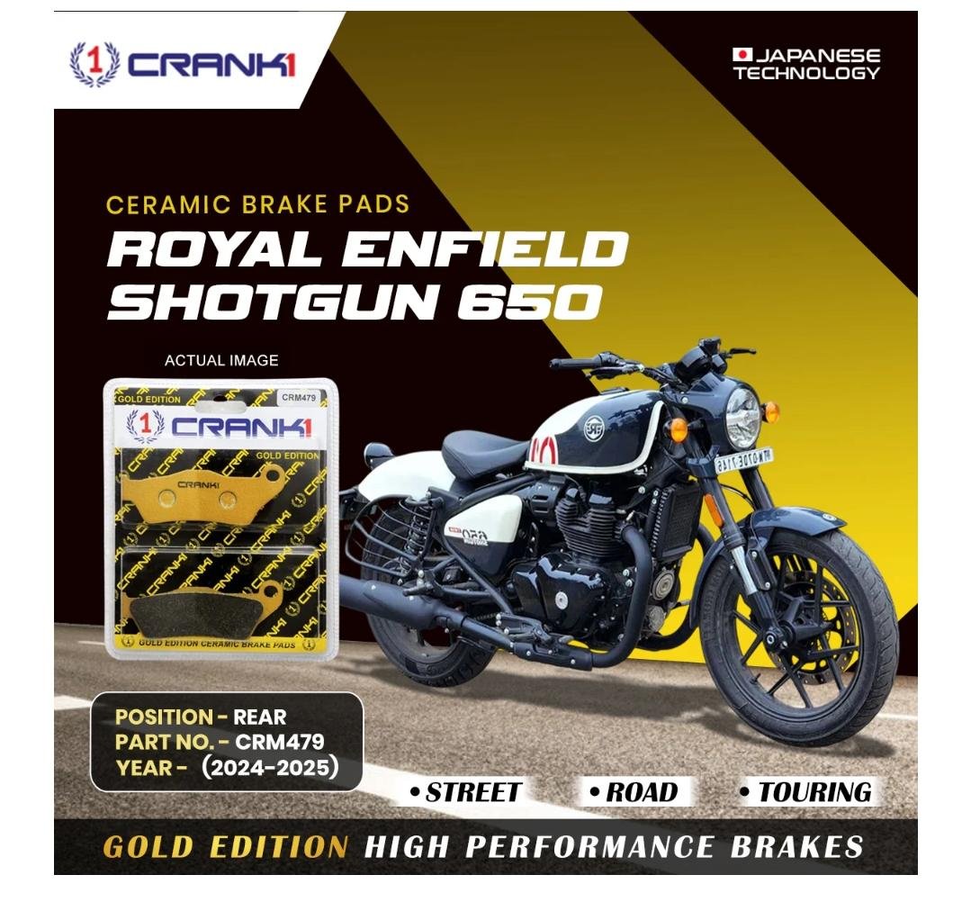 RE SHOTGUN 650 REAR TYRE CERAMIC BRAKE PADS
