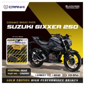 SUZUKI GIXXER 250 REAR TYRE CERAMIC BRAKE PADS