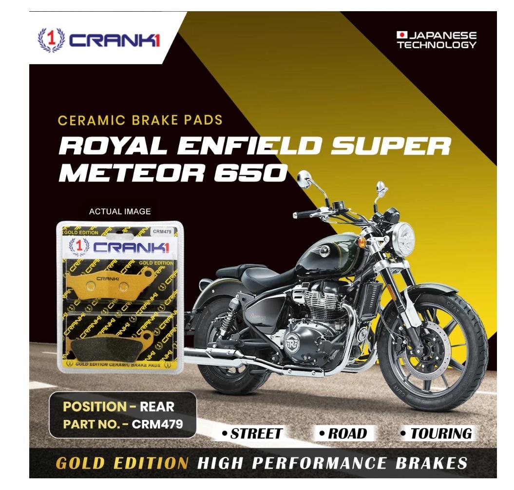 RE SUPER METEOR 650 REAR TYRE CERAMIC BRAKE PADS