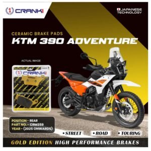 KTM 390 ADVENTURE REAR TYRE CERAMIC BRAKE PADS