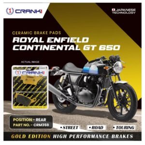 RE CONTINENTAL GT 650 REAR TYRE CERAMIC BRAKE PADS