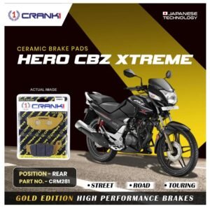 HERO CBZ XTREME REAR TYRE CERAMIC BRAKE PADS