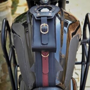 TVS RONIN LATHER TANK STRAP WITH BAG