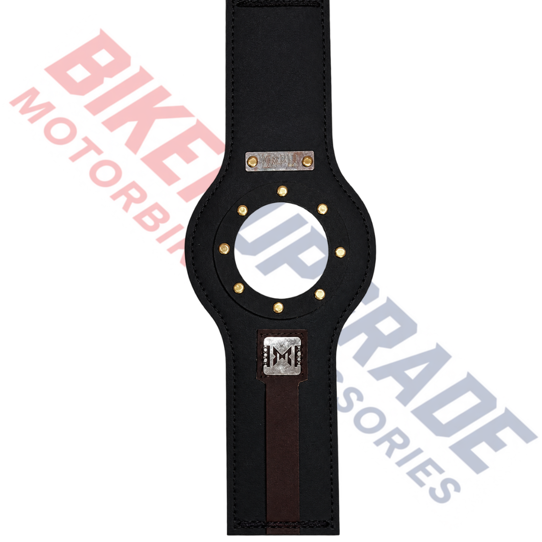 TVS RONIN LATHER TANK STRAP WITH CUSTOMIZED NAME - Image 5