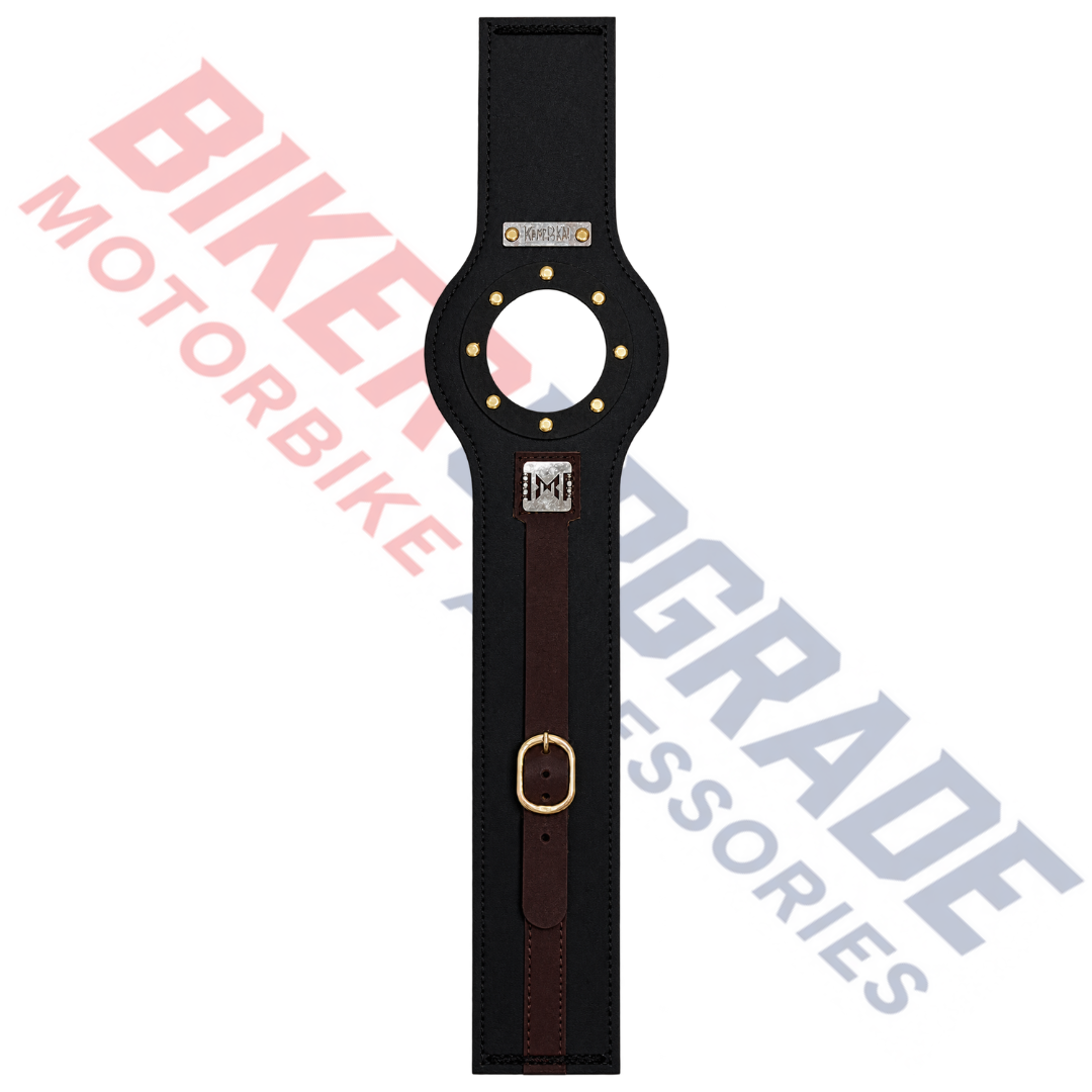TVS RONIN LATHER TANK STRAP WITH CUSTOMIZED NAME - Image 3