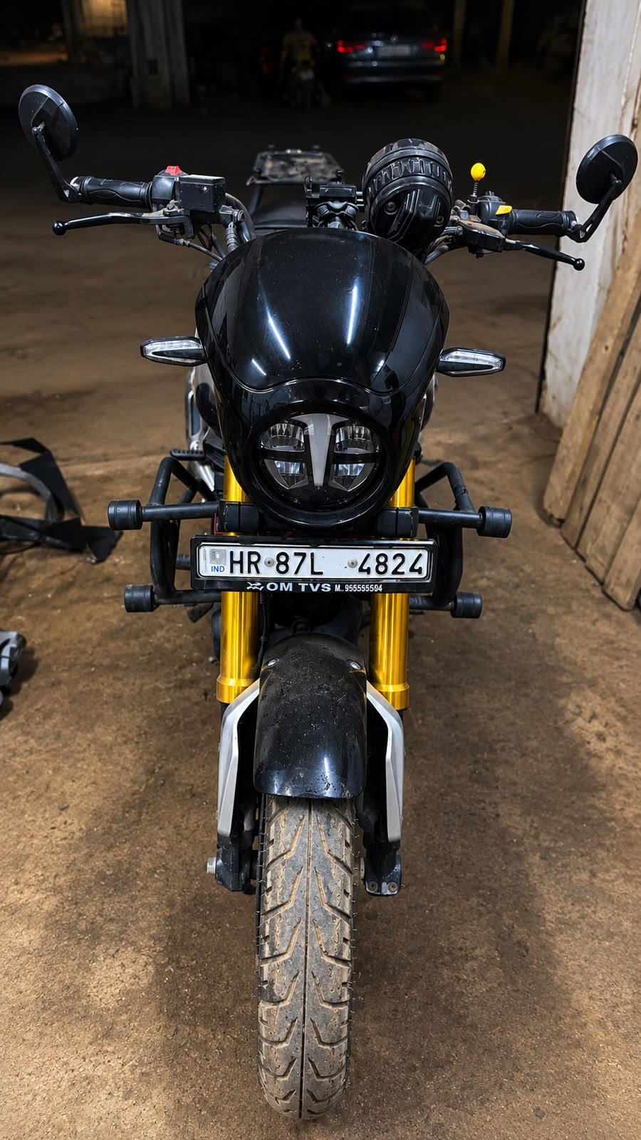 TVS RONIN HARLEY STYLE VISOR (Pre-booking)