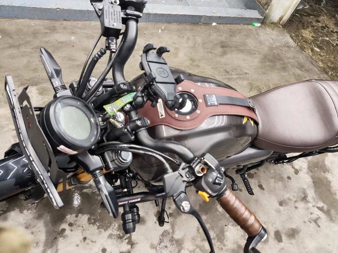 TVS RONIN LATHER TANK STRAP WITH CUSTOMIZED NAME - Image 9